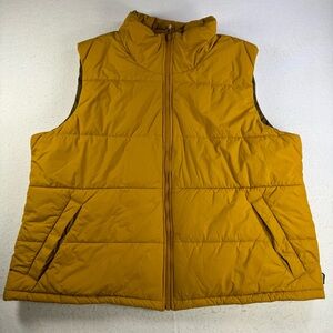 REI Co‑op Men’s XXL Mustard Insulated Full Zip Vest